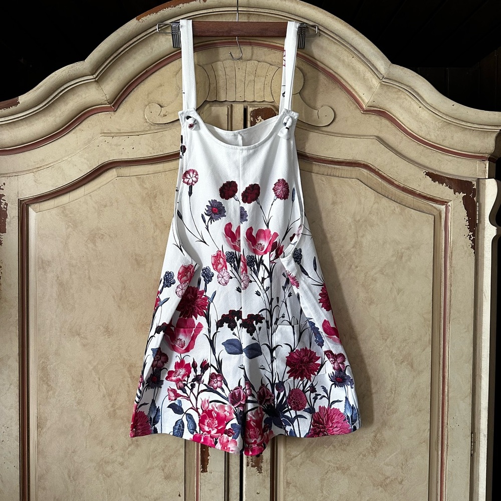 Vibrant Floral Romper